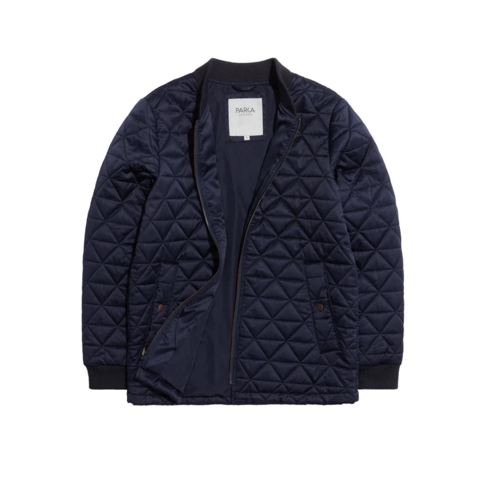 NWT light grey quilted jacket